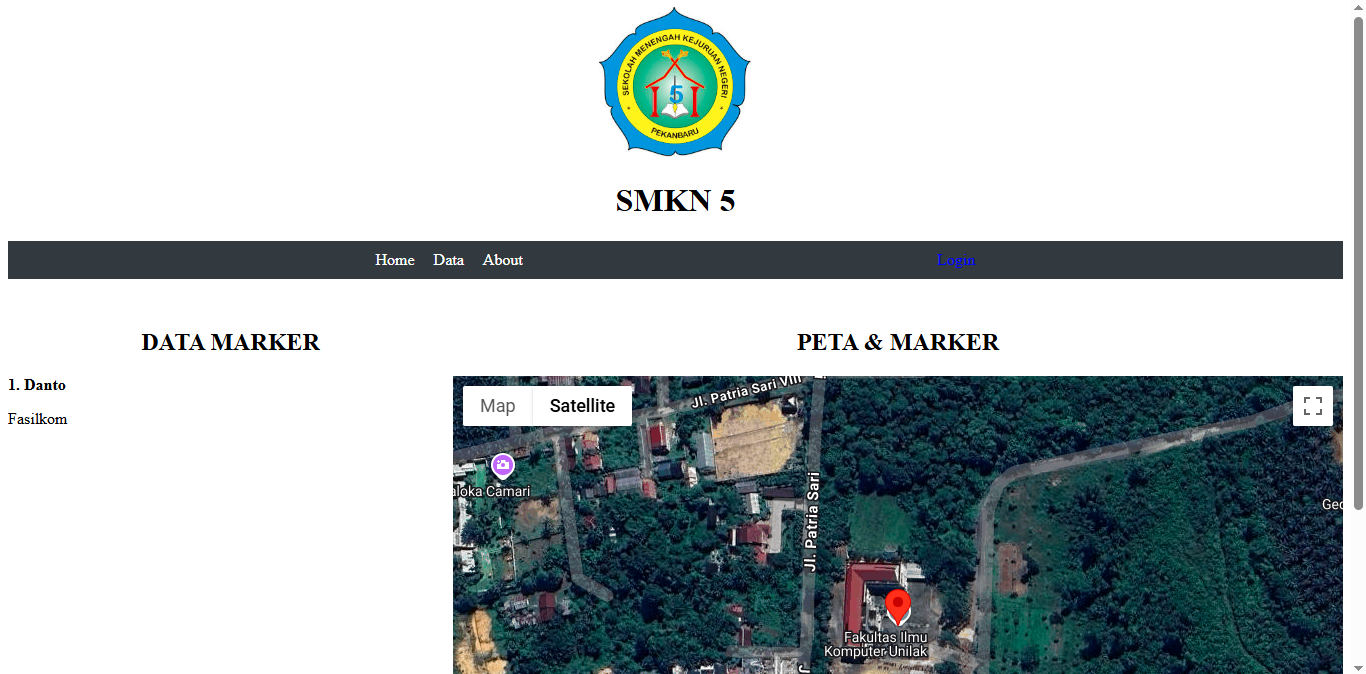 Website GIS SMKN 5